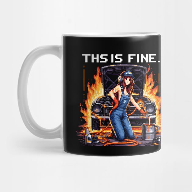 mechanic gifts - woman mechanic gifts by vaporgraphic